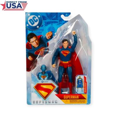 DC UNIVERSE Superman Action Figure Toy with Accessories for Kids - 6 Inch (DC Comics)