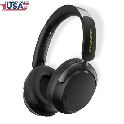 Monster Persona 3rd ANC Active Noise Canceling Over Ear Headphones - Carbon Black