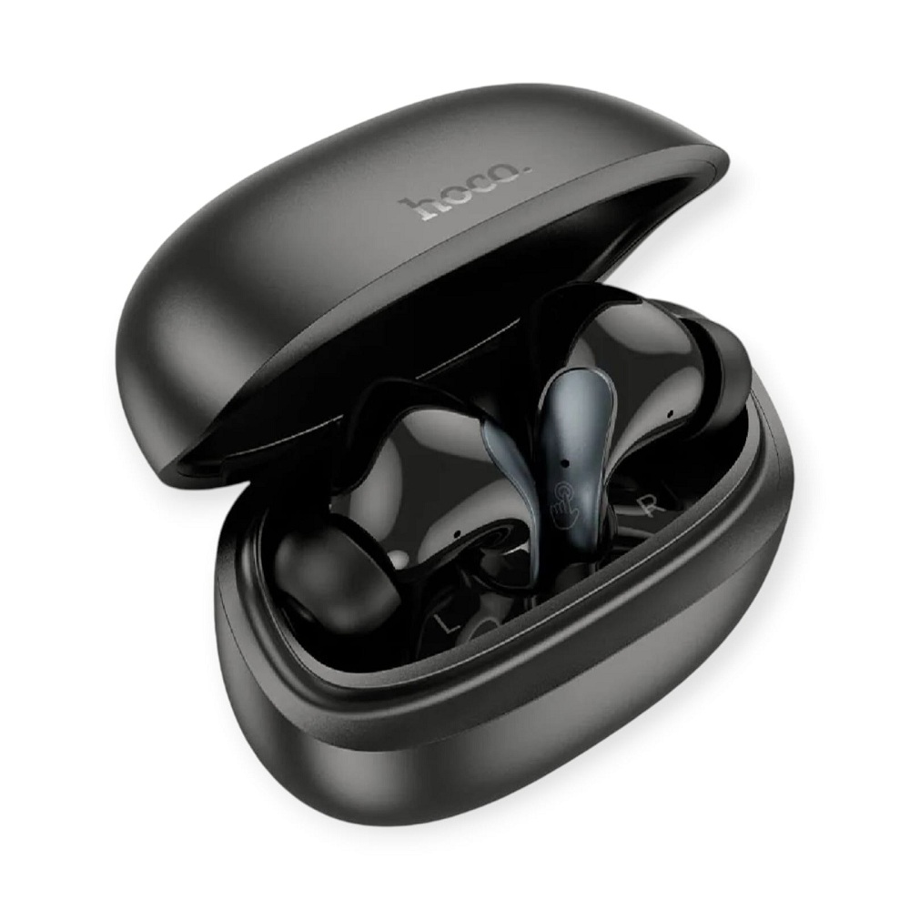 Hoco EQ5 True Wireless ANC+ENC Noise Reduction BT Earbuds - Black - Image 3
