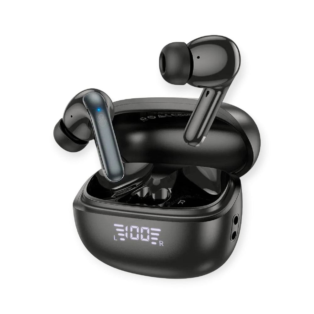 Hoco EQ5 True Wireless ANC+ENC Noise Reduction BT Earbuds - Black - Image 2