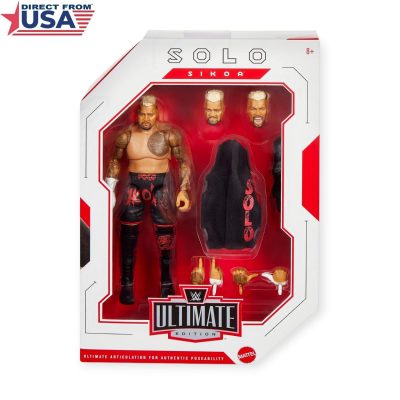 WWE Ultimate Edition Solo Sikoa Series 24 Action Figure with Accessories – 6 inch (Mattel Brand)