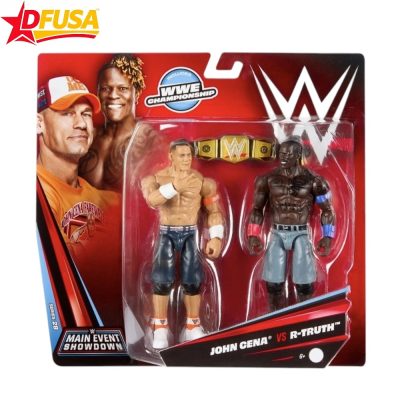 WWE R-Truth (Ron Killings) VS John Cena Basic Series 28 Main Event Action Figures Battle Pack Showdown – 6 inch (Mattel Brand)