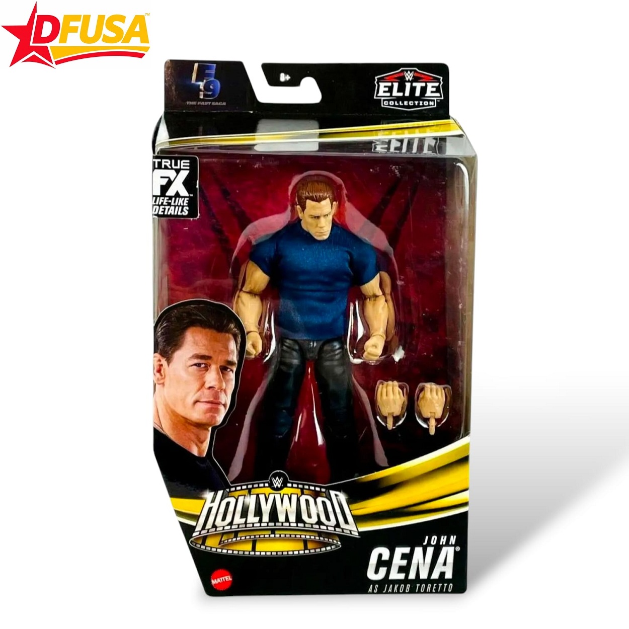 Hollywood John Cena as Jakob Toretto WWE Elite Series Action Figure with Accessories – 6 inch (Mattel Brand)