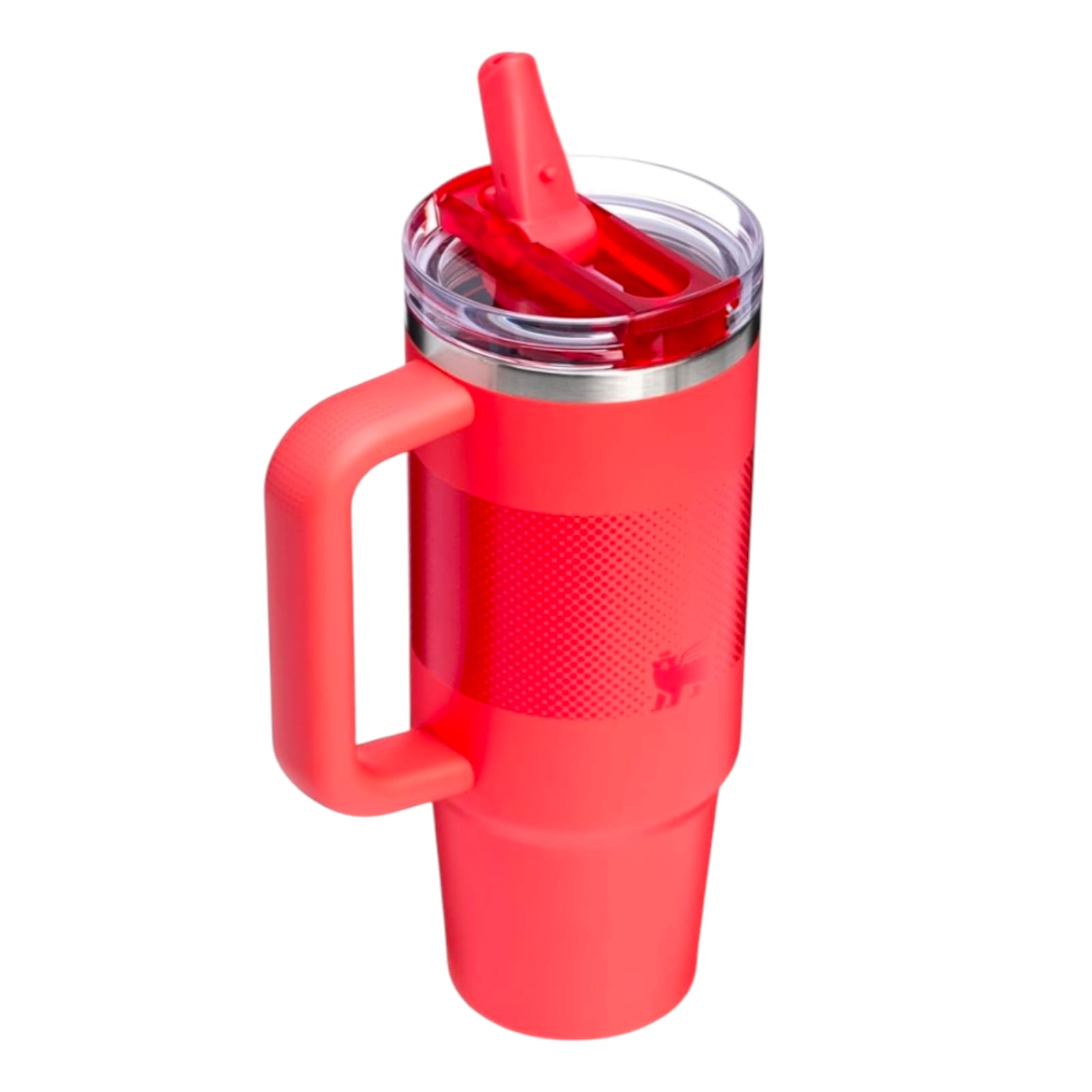 USA Original Stanley Quencher ProTour Flip Straw Tumbler 2.0 - 40 OZ (Hot Coral Fade) - Image 2