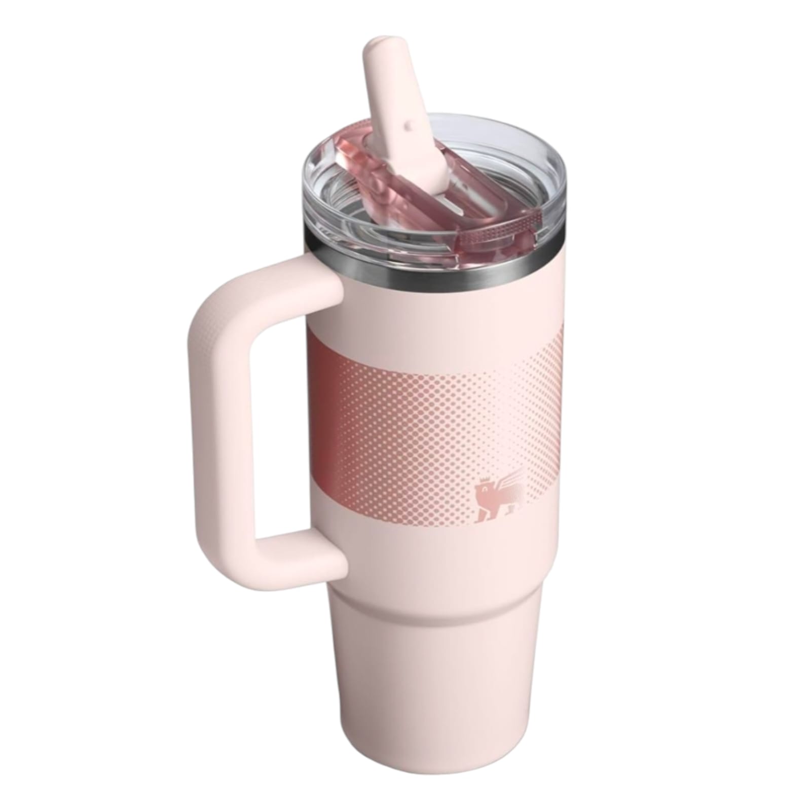 USA Original Stanley Quencher ProTour Flip Straw Tumbler 2.0 - 40 OZ (Rose Quartz Fade) - Image 2