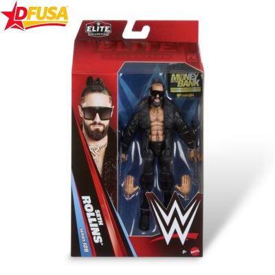 Seth Rollins WWE Elite Series 128 Action Figure with Accessories – 6 inch (Mattel Brand)