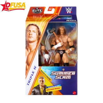 Triple H WWE Elite Series Summer Slam Action Figure with Accessories – 6 inch (Mattel Brand)
