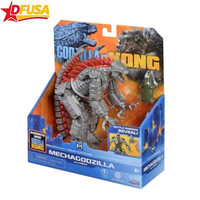 Godzilla VS Kong MechaGodzilla 6" Action Figure (with HEAV and Battle Damage Reveal) by Playmates Toys