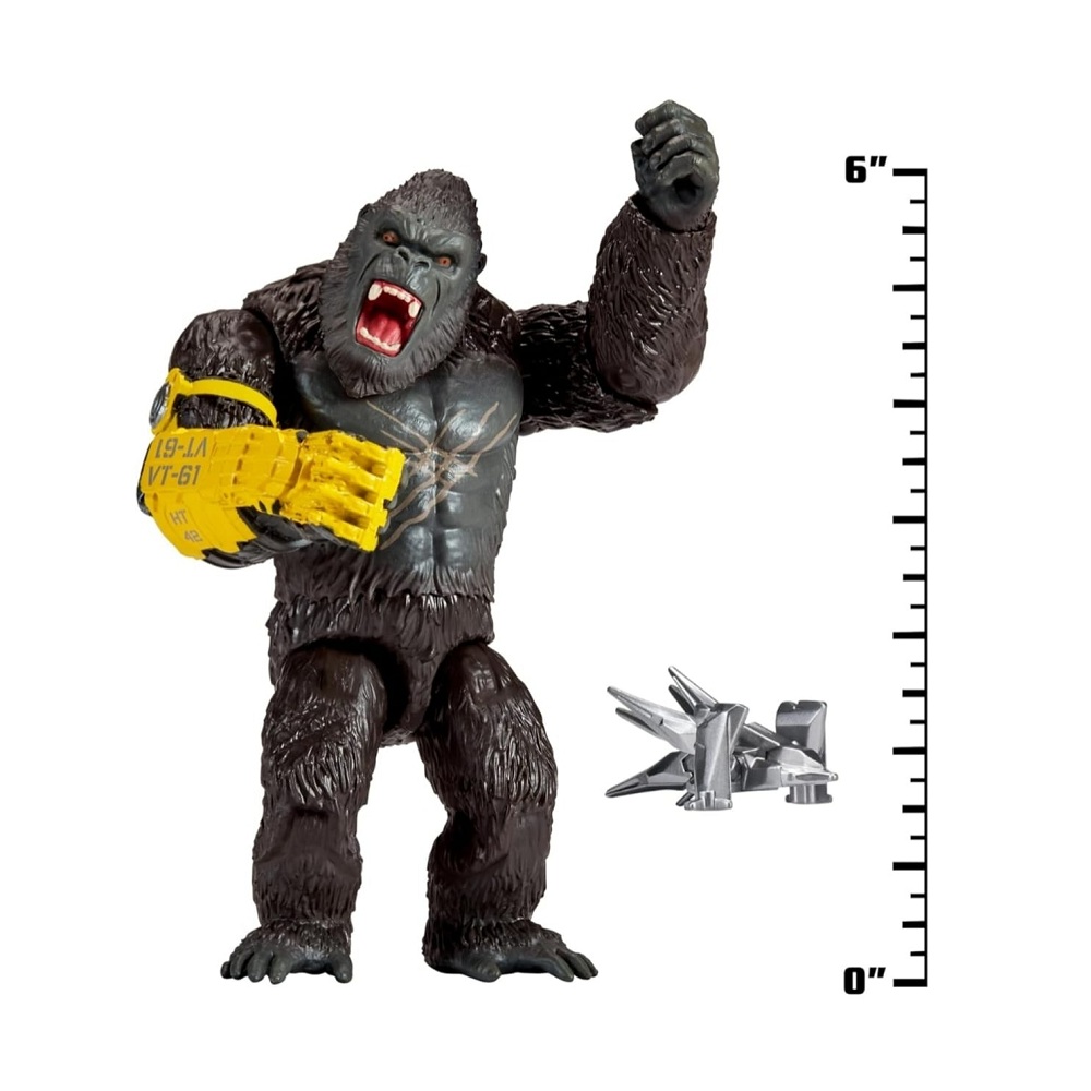Godzilla x Kong 6" King Kong (w/BEAST Glove) by Playmates Toys - Image 2