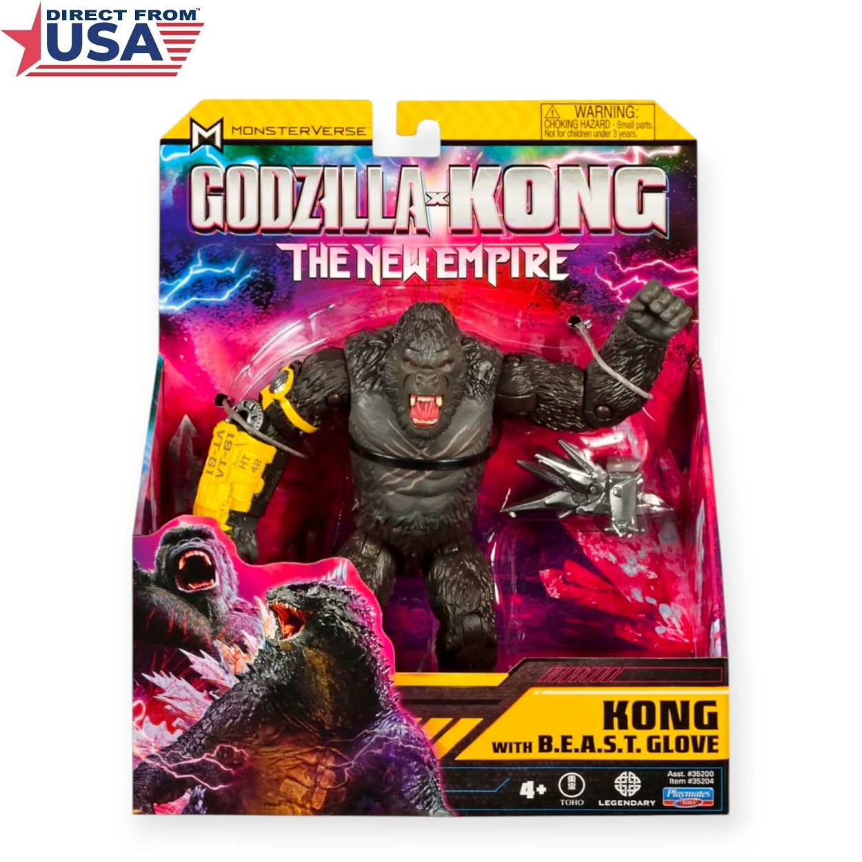 Godzilla x Kong 6" King Kong (w/BEAST Glove) by Playmates Toys
