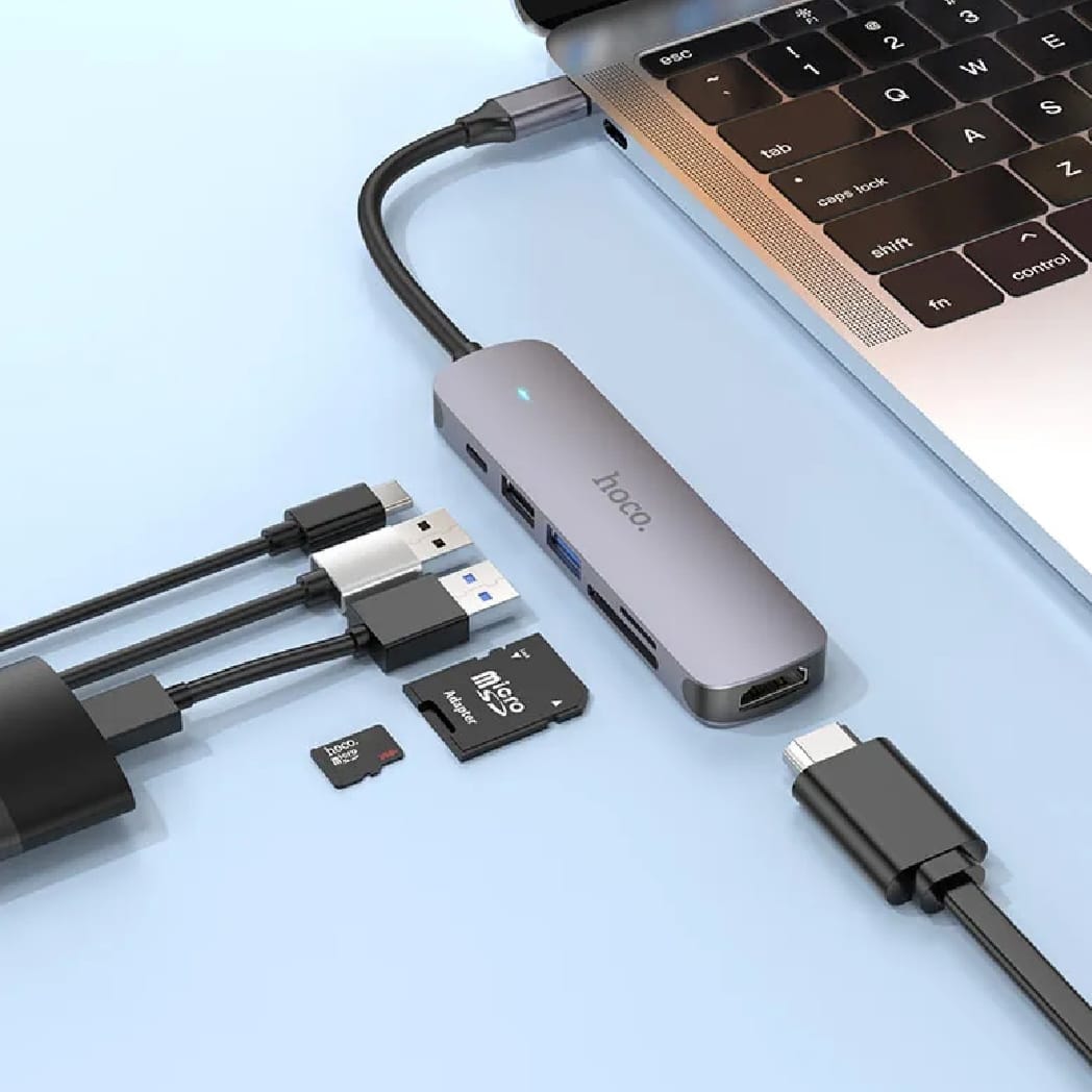 Hoco HB28 Type-C 7-in-1 Hub - Image 3