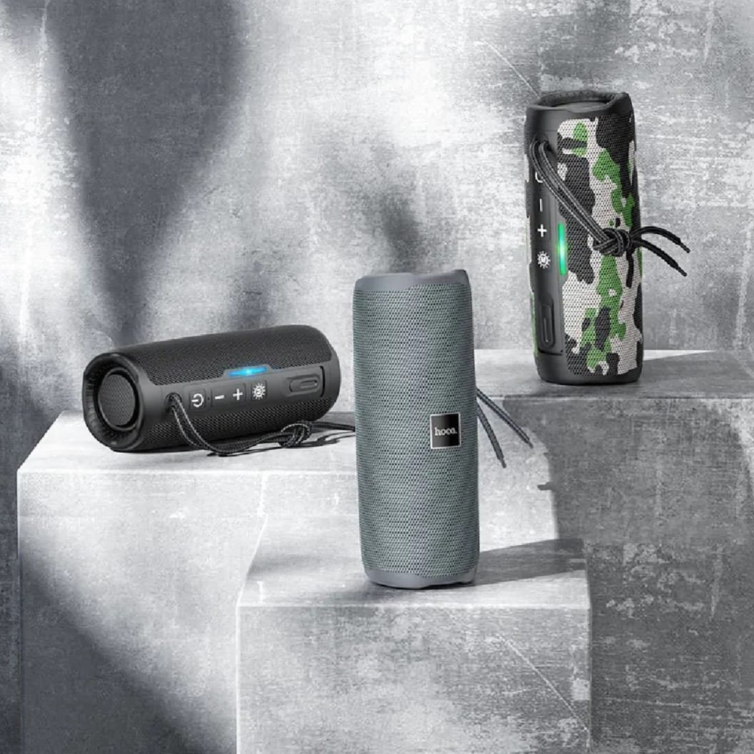 Hoco HC16 Bluetooth Speaker - Grey - Image 3