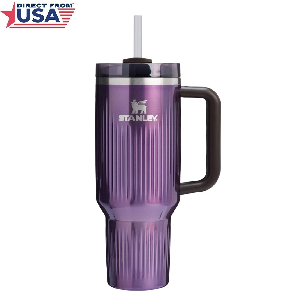 USA Original Stanley Quencher H2.0 Fluted Tumbler – 40 OZ (Wisteria Shine)
