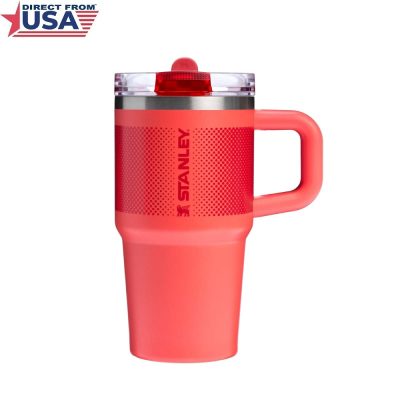 USA Original Stanley Quencher ProTour Flip Straw Tumbler 2.0 – 20oz / 591ml (Rose Quartz Fade)