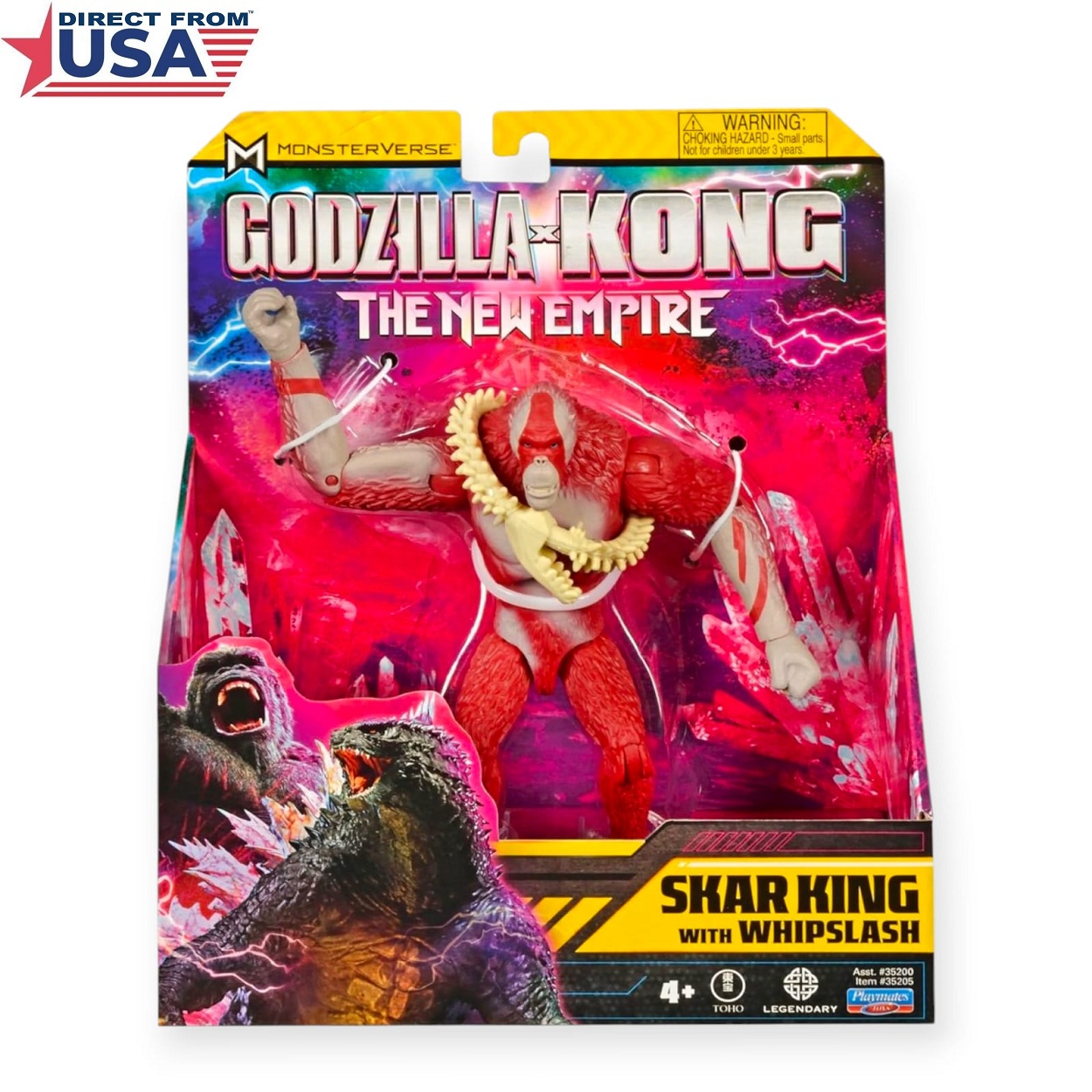 Godzilla x Kong 6" Skar King Action Figure (w/Whipslash) by Playmates Toys