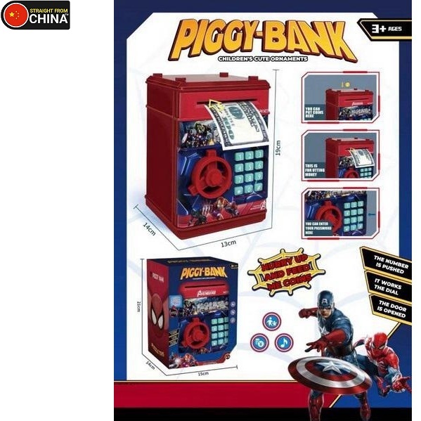 Avengers ATM Money Bank Toy for Kids