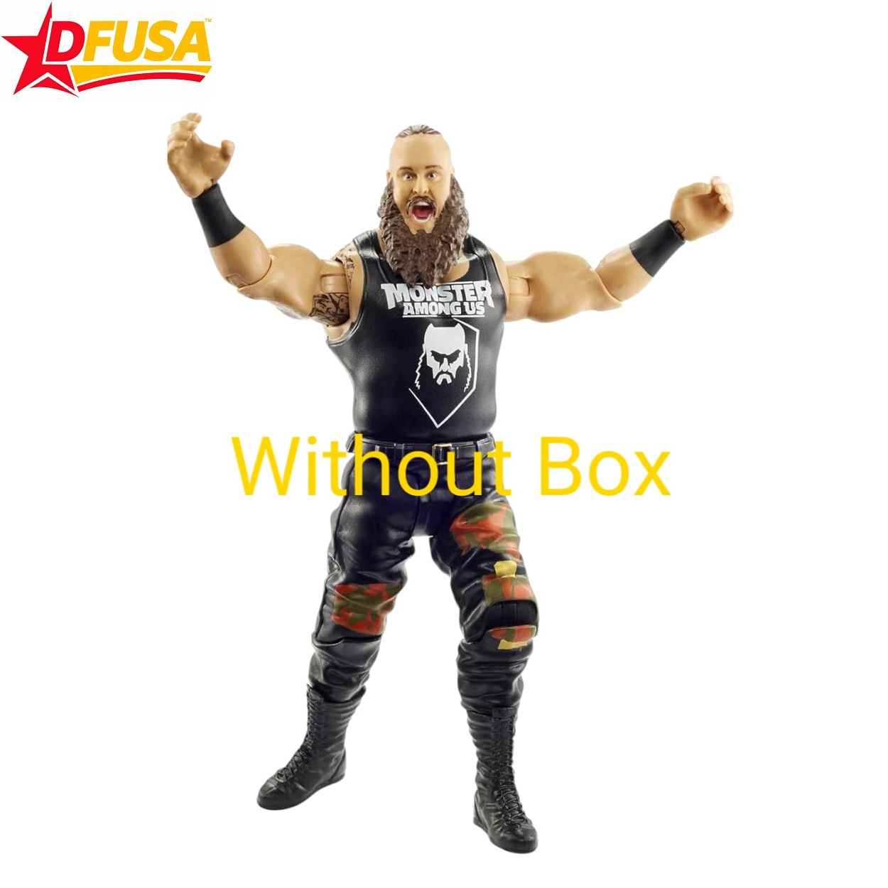 Without Box WWE Braun Strowman Basic Series Top Picks Action Figure – 6 inch (Mattel Brand)