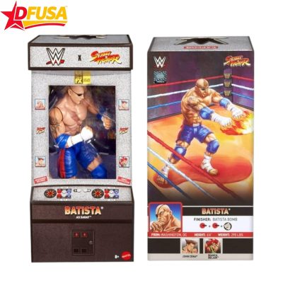 WWE X Street Fighter Batista as Sagat Elite Action Figure & Accessories – 6 inch (Mattel Brand)