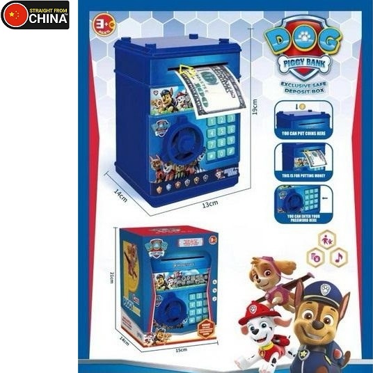 Paws Patrol Dog ATM Money Bank Machine Toy for Kids