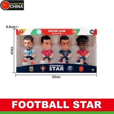 Soccer Club Souvenir Dolls Figure Football Star - 4 Pcs