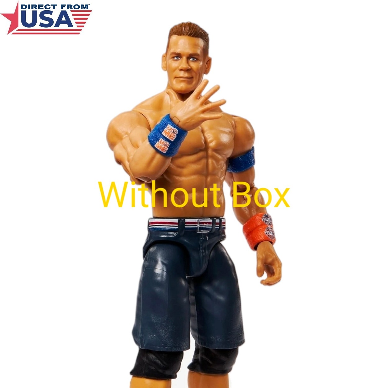 Without Box WWE The G.O.A.T John Cena Wrestle Mania XL Basic Action Figure from Battle Pack Showdown Series 23 – 6 inch (Mattel Brand)