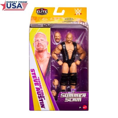 Stone Cold Steve Austin WWE Elite Series Summer Slam 1999 Action Figure with Accessories – 6 inch (Mattel Brand)