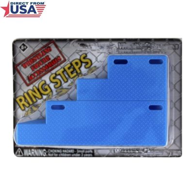 WWE Smack Down Ring Steps for Wrestling Action Figures - (Blue Color)