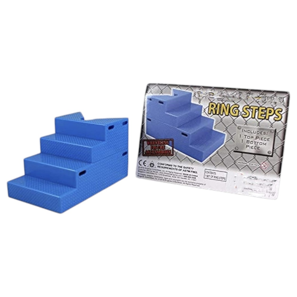 Ring Steps WWE Smack Down Ring Steps for Wrestling Action Figures – (Blue Color ...