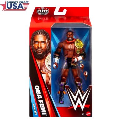 Oba Femi WWE Elite Series 121 Action Figure with Accessories – 6 inch (Mattel Brand)