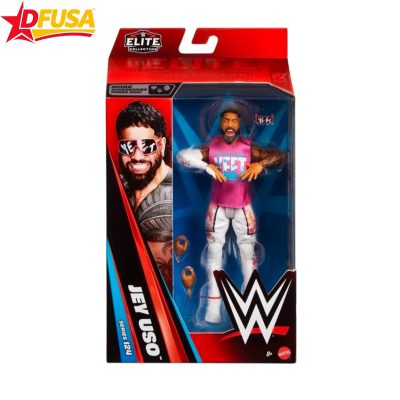 Jey Uso WWE Elite Series 124 Action Figure with Accessories – 6 inch (Mattel Brand)