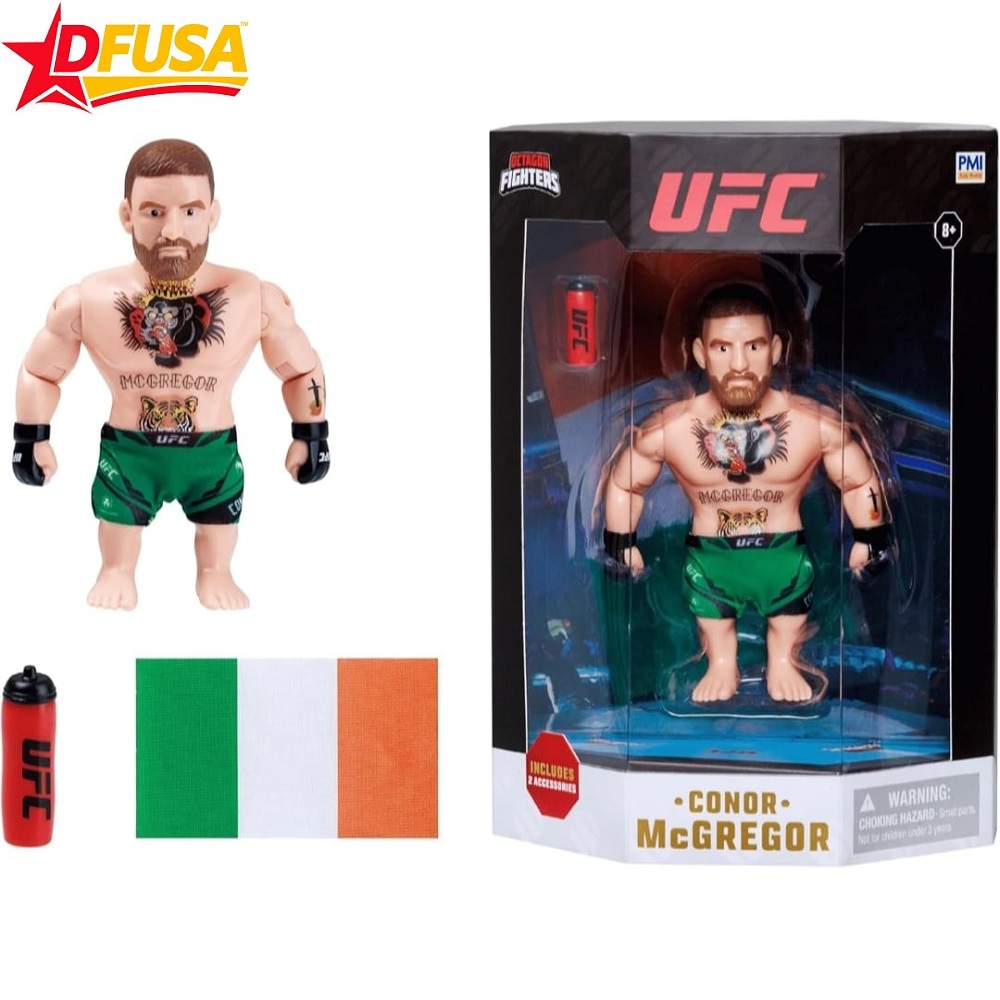 UFC Conor McGregor with Accessories Articulated Octagon Fighters Action Figure – 4.5 inch (P.M.I Brand)