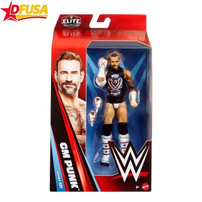 CM Punk WWE Elite Series 121 Action Figure with Accessories – 6 inch (Mattel Brand)