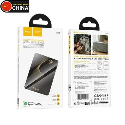 Hoco E92 Saviour Smart Finder Wireless Tracker/Tag Card for Apple - 1 Charge for 3 Months