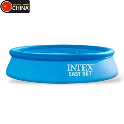 INTEX Easy Set Inflatable Above Ground Round Swimming Pool For Kids/Family - (8ft x 24 inch)