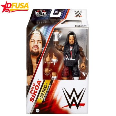 WWE Solo Sikoa Elite Top Picks Action Figure with Accessories – 6 inch (Mattel Brand)