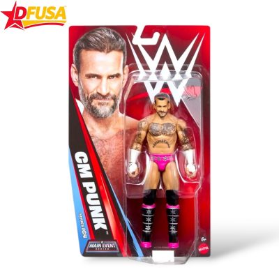 WWE CM Punk Basic Series 164 Action Figure – 6 inch (Mattel Brand)