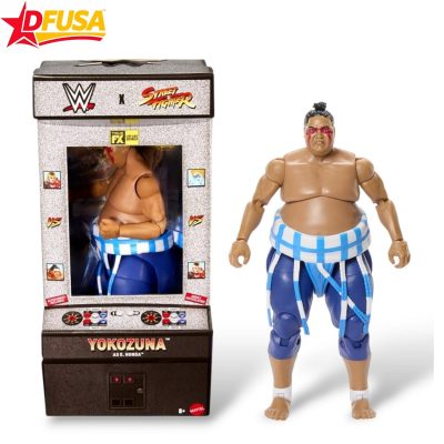 WWE X Street Fighter Yokozuna as E.Honda Elite Action Figure & Accessories – 6 inch (Mattel Brand)