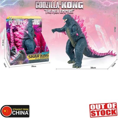 Evolved Godzilla Authentic Action Figure Toy with Movable Joints (11.5 inch Tall) - Godzilla x Kong New Empire 2024