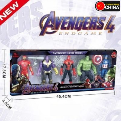 Avengers Endgame Basic Action Figures with LED Lights - Pack of 5