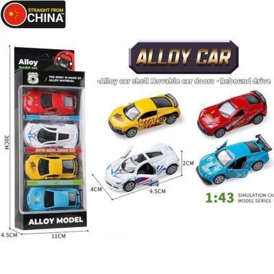 Pack of 4 Alloy Sports Cars Set A - 1:43 Scale