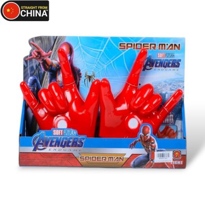 Marvel Avengers Spiderman Twin LED Light Gloves Set for Kids Cosplay/Birthday Parties