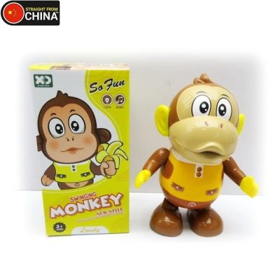 Swinging and Dancing Monkey with Music and Lights for Kids