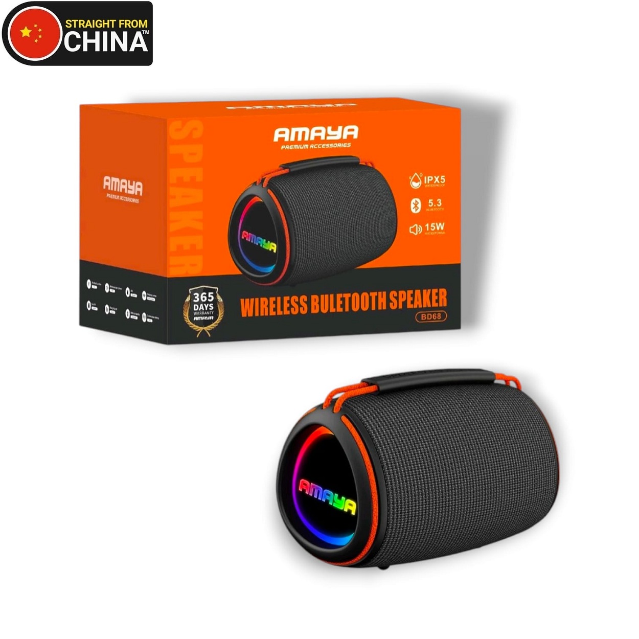 AMAYA BD68 Portable Bluetooth Wireless Speaker