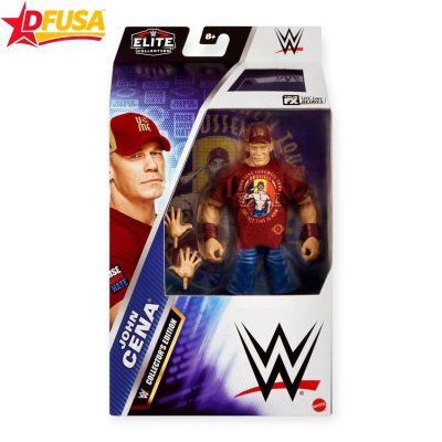 WWE Heel Turn John Cena Elite Series 120 Exclusive Collector's Edition Red Brussels Action Figure with Accessories – 6 inch (Mattel Brand)