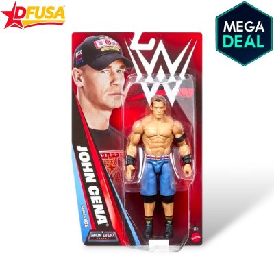 WWE John Cena Basic Series 165 Main Event Action Figure – 6 inch (Mattel Brand)