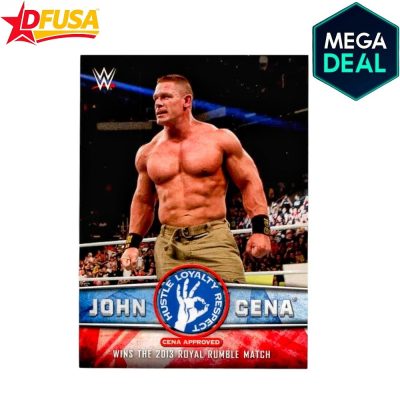 Topps WWE 2017 Then Now Forever Tribute Part 4 John Cena Royal Rumble 2013 #31 out of 40 Wrestler Trading Card with Case