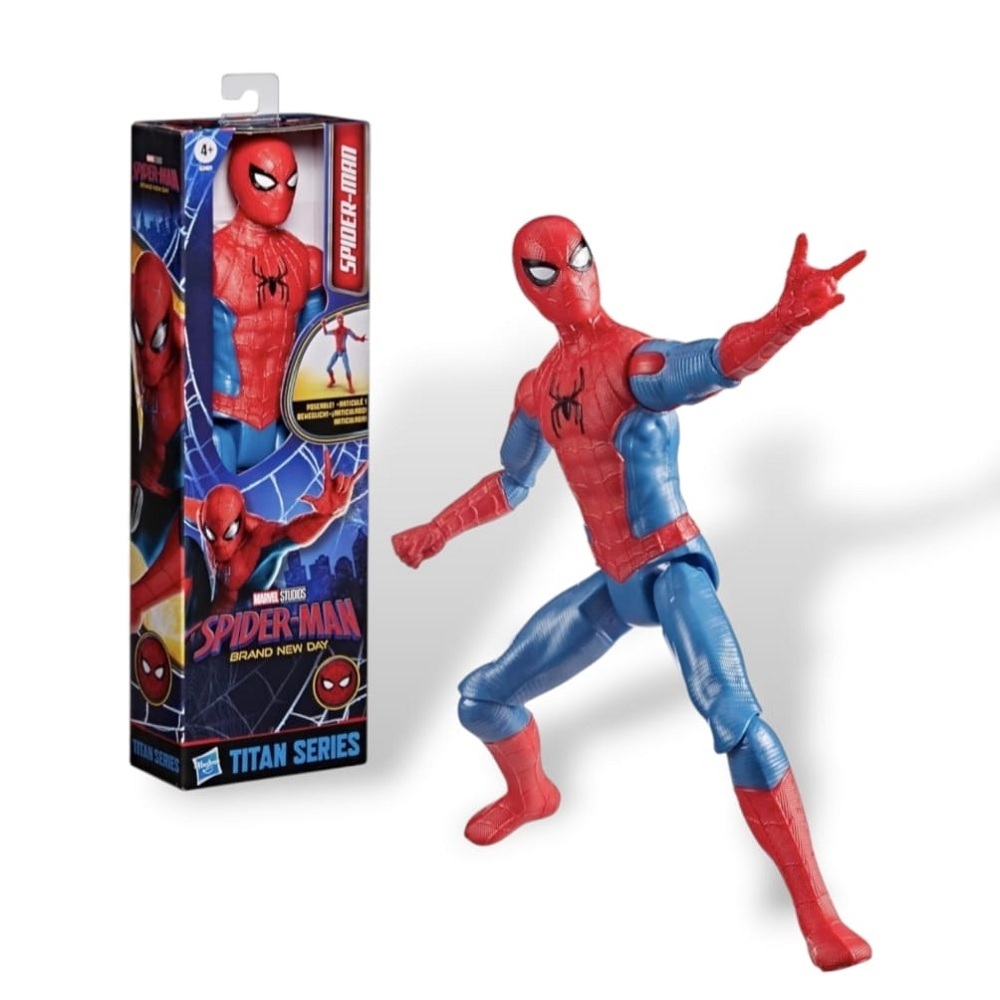 Hasbro Marvel Spiderman Brand New Day Spider Man Titan Hero Series Action Figure – 11.5 Inch - Image 2
