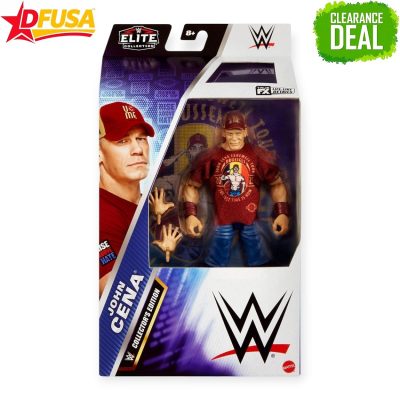 WWE Heel Turn John Cena Elite Series 120 Exclusive Collector's Edition Red Brussels Action Figure with Accessories – 6 inch (Mattel Brand)