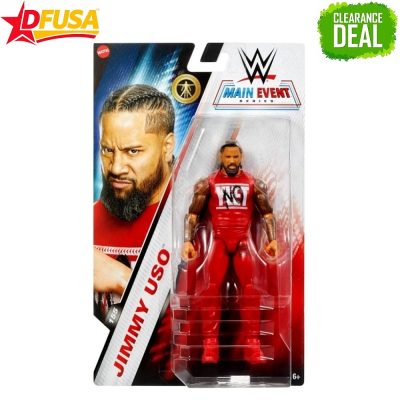 WWE Jimmy Uso Basic Series Main Event Action Figure – 6 inch (Mattel Brand)