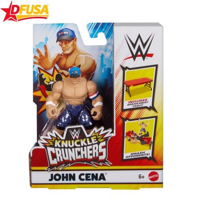 John Cena WWE Knuckle Crunchers Series 6 with Breakaway Table – (Mattel Brand)